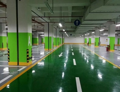 临汾临汾停车场标线施工